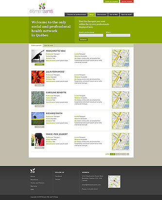 Home page